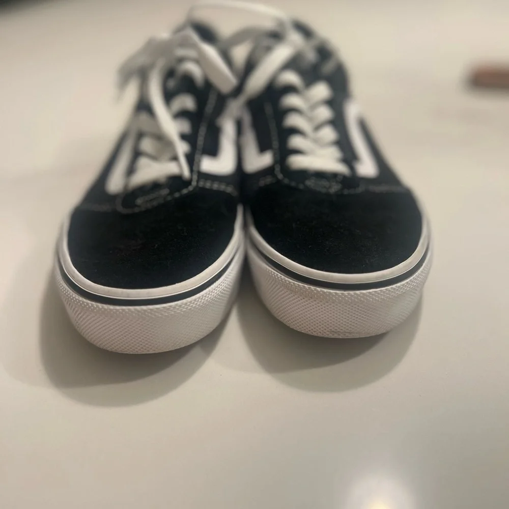 Vans Kids Classic Black and White Sneakers - Picture 3 of 5